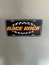 Very Rare Vintage 1998 Race Rock Metal License Plate Free Delivery picture