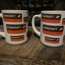 Pair Of Vintage StarCraft Promo Mugs 60s 70s. Boats Motorhomes picture