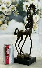 Rare DALI Horse 100% Real Bronze Sculpture Figure Statue Art Deco Hot Cast SALE picture