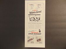 1947 BARBASOL LOTION DEODORANT Avoid Athletic Aroma art print ad picture