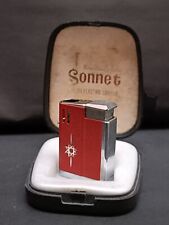 Vintage Brother-Lite Sonnet Pocket Cigarette Lighter With Original Box, Japan picture