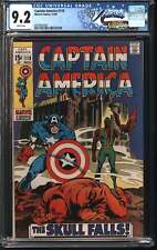 Marvel Comics Captain America 119 11/69 FANTAST CGC 9.2 White Pages picture