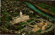 Arieal View State Capitol Building And Annex Frankfort Kentucky Vintage Postcard picture