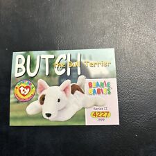 Jb20 Ty beanie babies series 2 II 1999 #159 Butch The Bull Terrier Dog picture
