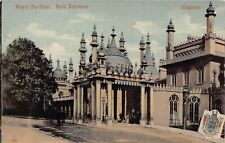 Main Entrance, Royal Pavilion, Brighton, England, Early Postcard, Unused  picture