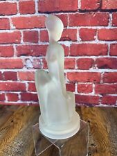 Rare Vintage - 1920's ART DECO FROSTED FEMALE FIGURAL TABLE LAMP BASE ONLY Nice picture