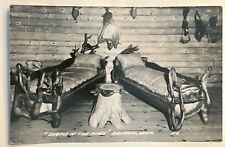 Shrine Of The Pines Beds. Baldwin Michigan. Real Photo Postcard. RPPC picture
