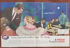 American Airlines Mercury Vintage 1960s Large Magazine Ad picture