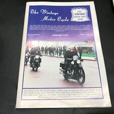 THE OFFICIAL JOURNAL THE VINTAGE MOTORCYCLE CLUB MAGAZINE JANUARY 1997 PRE46 RUN picture