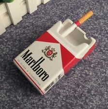 Marlboro Gold Creative Ceramic Tobacco Cigarette Pack Shape Ashtray Smoke picture