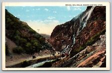 Vintage PPC - Bridal Veil Falls, Ogden Canyon, Utah picture