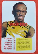 Usain Bolt Jamaican Track Star Celebrity Trading Game Card picture
