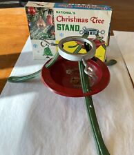 Vintage National's Metal Christmas Tree Stand No. 7W With Box Pre-Owned picture