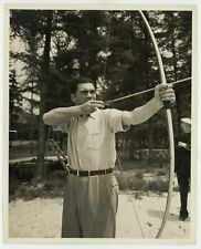 Max Schmeling 1940 Candid Photo 8x10 German Boxer Boxing Champion Archery J11029 picture