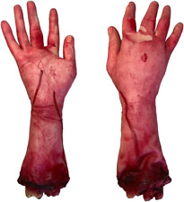 Fake Severed Hands Halloween Zombie Hand Severed Arm Props Broken Body Parts for picture