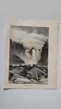 Kakabeka Falls Ontario Canada 1884 HW Sketch Print picture