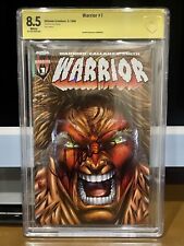 Warrior #1 CBCS 8.5 SS Signed by The Ultimate Warrior Jim Hellwig WCW WWF WWE picture