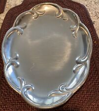 RARE Wilton RWP Armetale Oval Dinner Serving Platter 13” X  9 3/4” picture