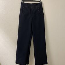 US NAVY USN Enlisted Blue Dress 13 Button CRACKER JACK Jumper Trousers ~ 31 Long picture