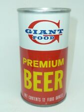 Empty Bottom Opened 12oz Giant Food Premium Beer S.S. Tab-Top picture
