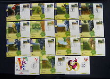 2016 Italy rare SET 15 FDC POSTCARDS & STAMPS Italian WINES DOCG VINITALY picture