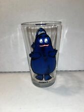 Vintage McDonalds Blue Grimace Collector Series Glass 1970's picture