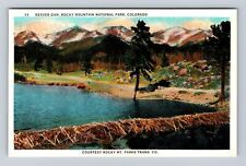 Rocky Mountain National Park, Beaver Dam, Series 19, Antique, Vintage Postcard picture