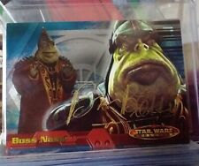 Brian Blessed BOSS NASS SIGNED E1 The Phantom Menace Autograph Card #12 picture