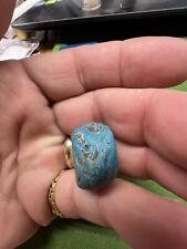 Ancient Large Bright Hebron Bead 23.2 X 14.5 Mm Rare Collectible Heirloom picture