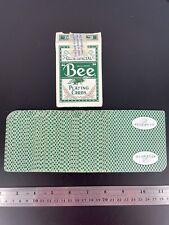 BELLAGIO PLAYING CARDS Deck Used In Casino LAS VEGAS Bee Club Special GREEN picture