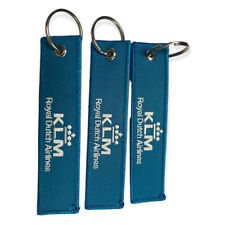 New Set 3 Keychain KLM - 130*30mm twill+embroidery logo on both sides picture