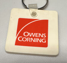 Vintage Owens Corning Fiberglass Composites Insulated Roofing Materials Keychain picture