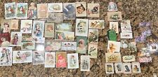 1880s Large Victorian Trade Card Collection & Ephemera Lot picture