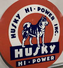 Husky Hi Power Gas Oil Equipment Reproduction Garage Sign picture