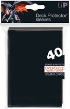 Ultra Pro 40 Cover Protector Sleeves Oversized 89x127mm Black 85381 picture