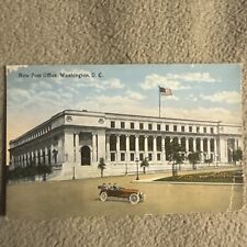 New US Post Office, Washington DC Vintage White Border Postcard 1920s picture