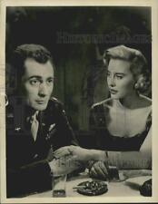 1957 Press Photo Actors Patrick Hold, Naomi Chance in 