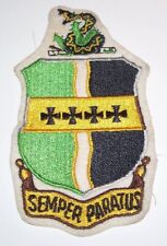 ORIGINAL EMBROIDERED WOOL 1950's 9th BOMB GROUP PATCH (BACKING GLOWS) picture