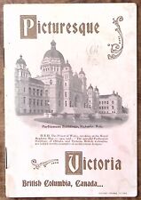 1902 PICTURESQUE VICTORIA BRITISH COLUMBIA ADVERTISING TRAVEL BOOKLET  Z5331 picture