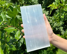 JUMBO Polished Selenite Rectangle Charging Station: Crystal Plate (Cleansing) picture