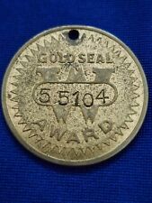 1933 Good Luck Coin - Gold Seal Award (1889-1933) picture
