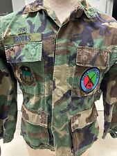 USAF Academy Cammo Shirt W/Patches - Size XSMALL picture