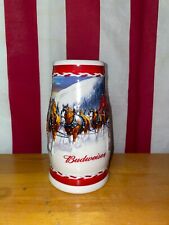BUDWEISER HOLIDAY WINTER CLYDESDALE STEIN picture