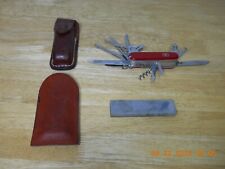 VICTORINOX SWISS ARMY CHAMPION KNIFE w/sharpening stone, nice, hard to find picture