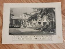 RARE 1932 Franklin D. Roosevelt Official Christmas CARD AS PRESIDENT ELECT picture