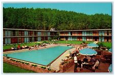 c1950's Holiday Inn Hotel Pool Hot Springs National Park Arkansas AR Postcard picture