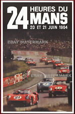 1964 24 Heures Du Mans Ferrari 250 GTO Vintage Advertising Race Poster 11 x 17 picture
