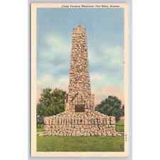 Postcard KS Junction City Camp Funston Memorial Fort Riley Kansas picture