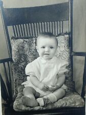 c1940s Cute Baby Girl Vintage RPPC picture