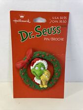 Vintage 1990s Hallmark Dr Seuss The Grinch Max Pin/Broche brooch NEW picture